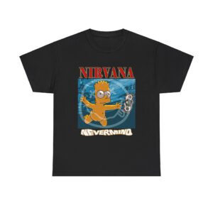 Bart Simpson Nirvana Nevermind T-shirt