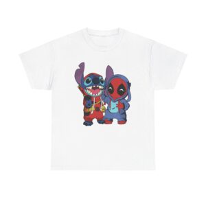 Deadpool And Stitch Baby T Shirt