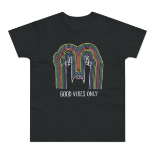 Good Vibes Only Rainbow T-shirt